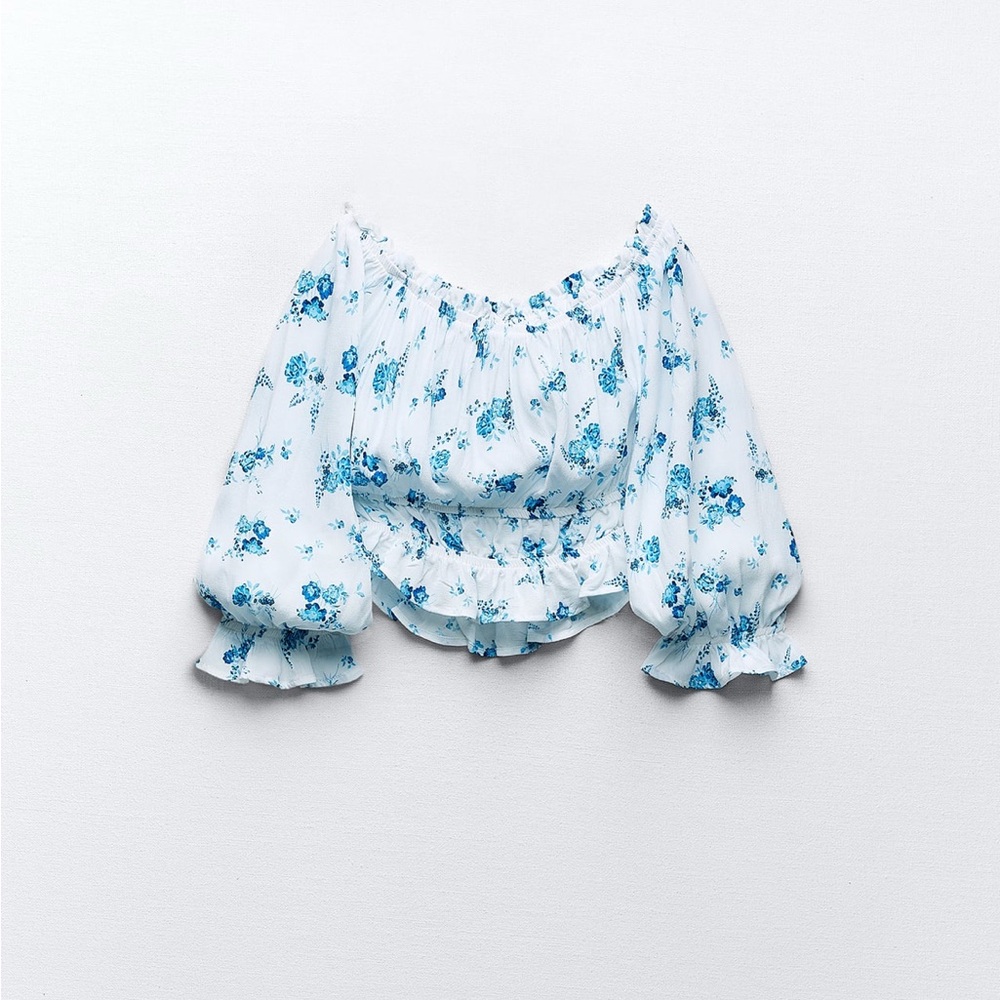 Printed floral top